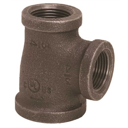 Proplus 1 x 1/2 Black Malleable Tee 45158